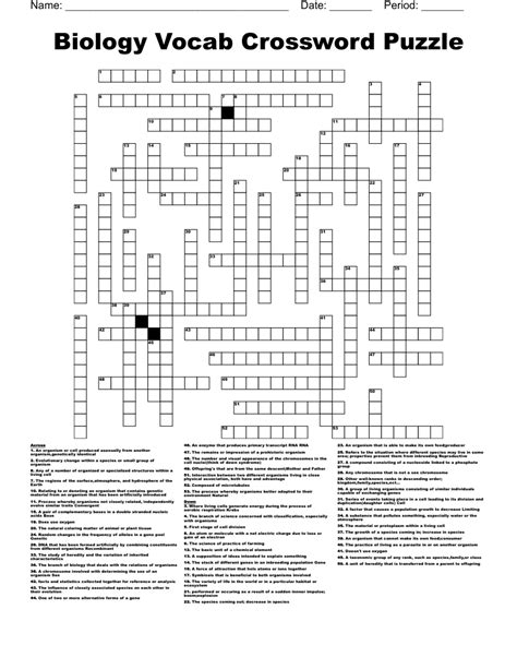 biological community crossword clue|More.